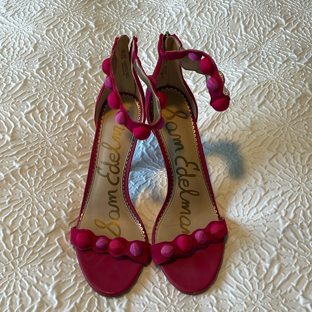 Sam Edelman Hot pink Heels